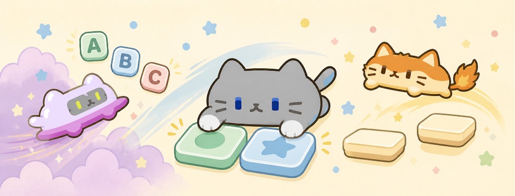 ミニゲームのキャラクターたち